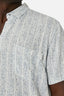 The Belem Short Sleeve Shirt - White/Navy (More a light blue!)