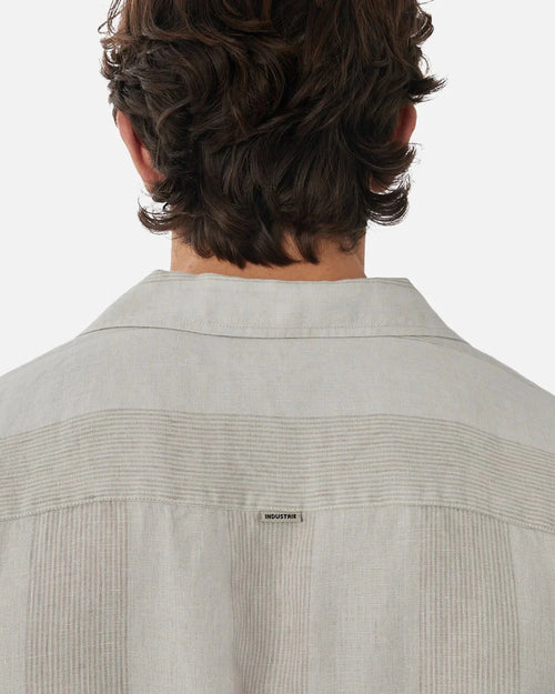 The Kanaki Short Sleeve Linen Shirt - Rock