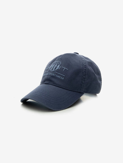 GANT - Tonal Archive Shield Cap - Dusty Navy