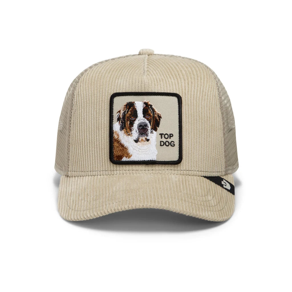 Goorin - Animal Trucker Cap - Corduroy - Top Dog - Beige/Scout