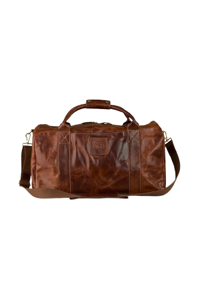 Ringers Western - Toro Gino Leather Overnighter Duffel - Cognac