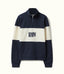 R.M.Williams - Trickett Panel Sweatshirt - Navy & Ivory