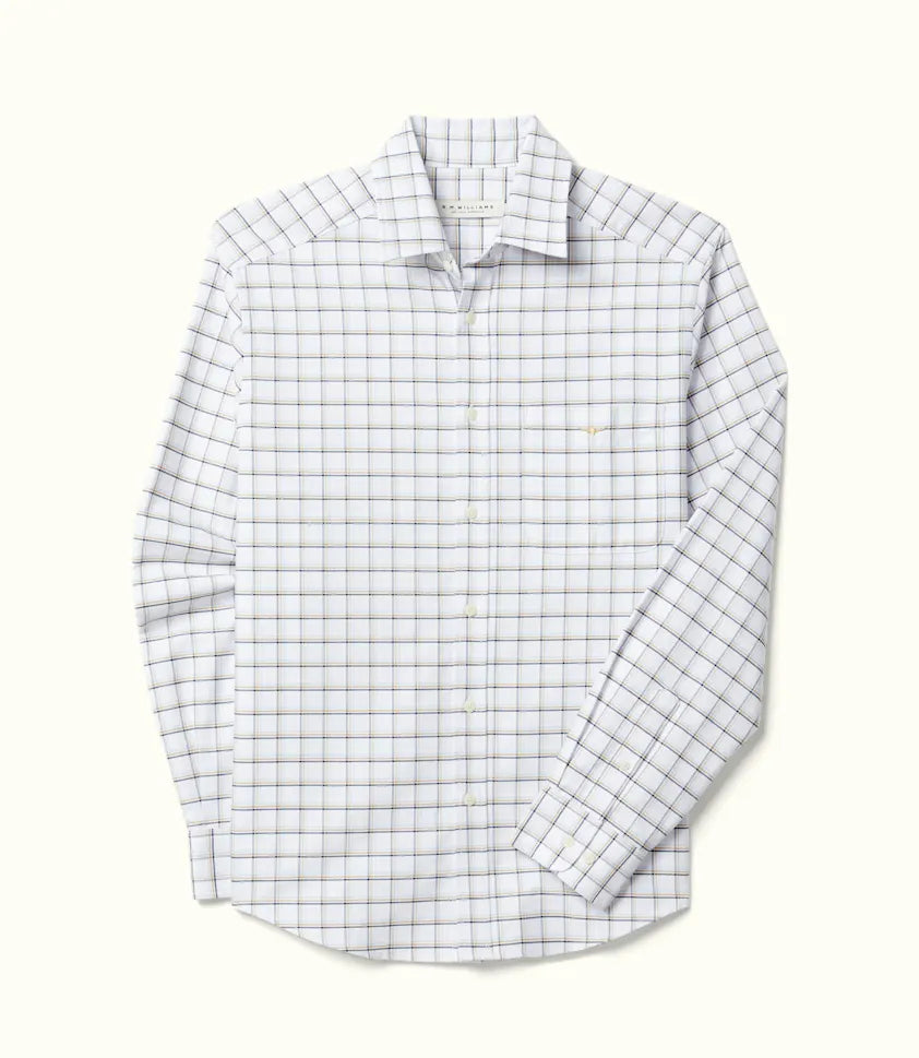 R.M.Williams - Undara Classic Oxford Shirt - Check - White/Blue/Sand