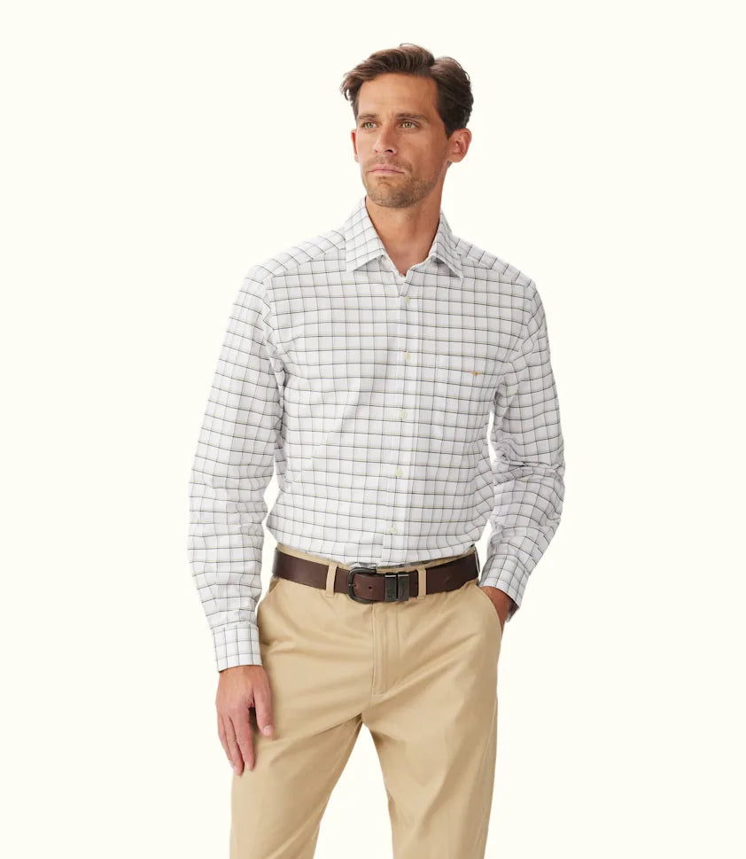 R.M.Williams - Undara Classic Oxford Shirt - Check - White/Blue/Sand