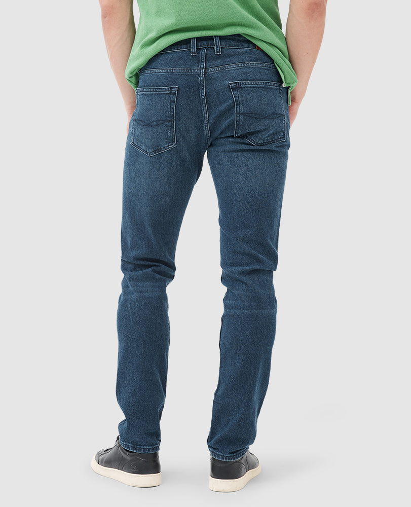 Rodd & Gunn - Owaka Straight Italian Denim Jean - True Blue - MULTIBUY