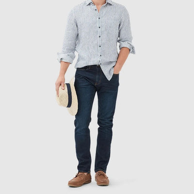 Rodd & gunn - Sutton Straight Italian Denim Jean - Dark Blue