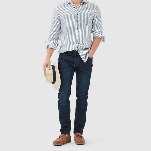 Rodd & gunn - Sutton Straight Italian Denim Jean - Dark Blue