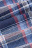 M.J. Bale - Valsesia Linen Blend Shirt - Check - Natural Denim Washed Red