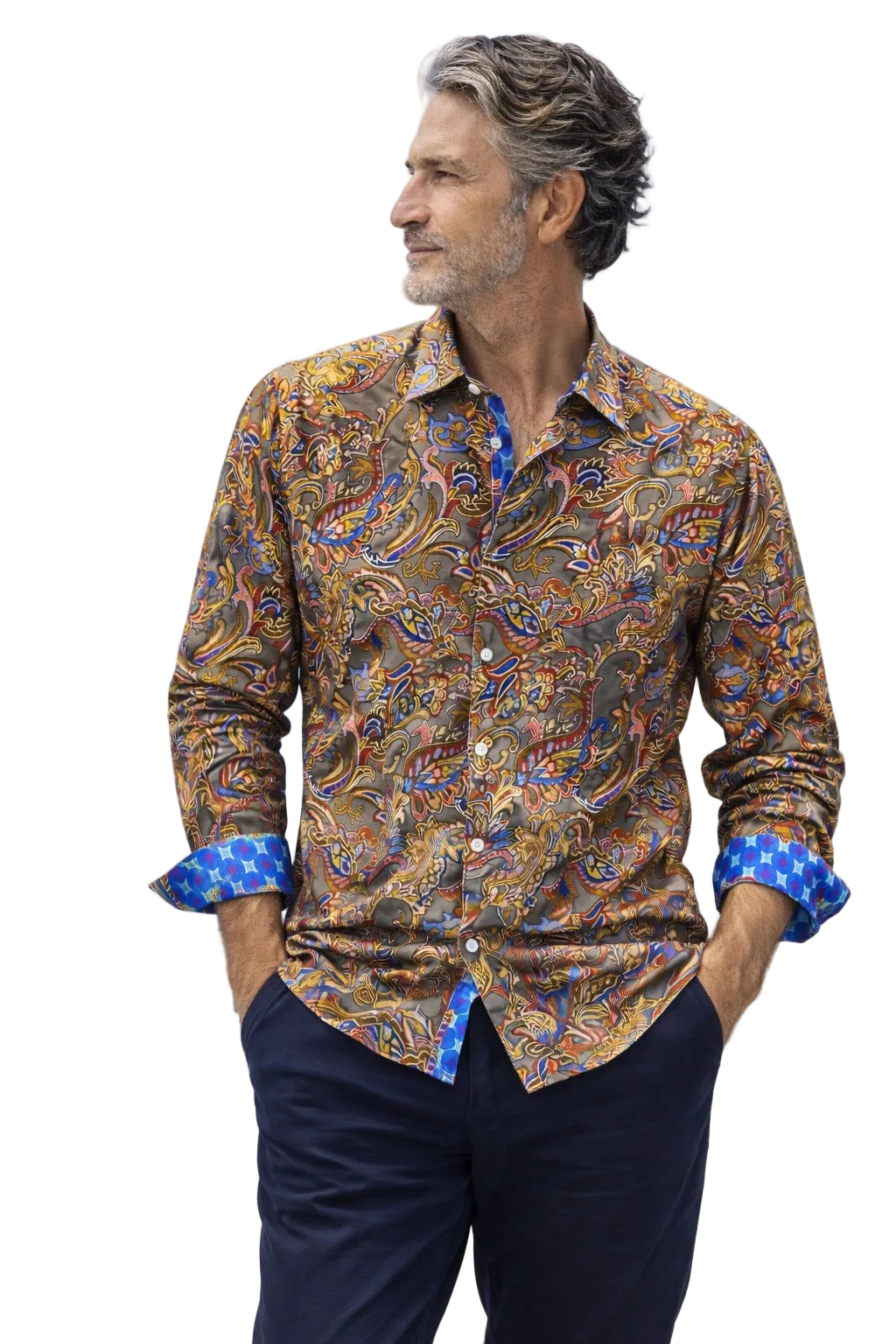 English Laundry - Villa Paisley Shirt - Jungle