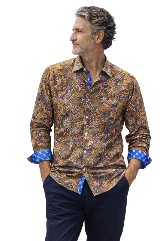 English Laundry - Villa Paisley Shirt - Jungle
