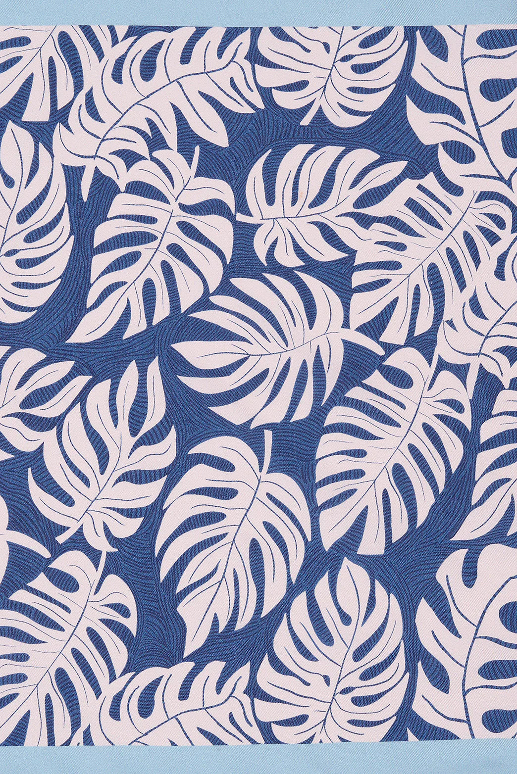 M.J. Bale - Vincenzo Pocket Square - Pink floral design with pink and navy leaves.