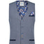 A Fish Named Fred - Pique Waistcoat - Navy with On Stage lining