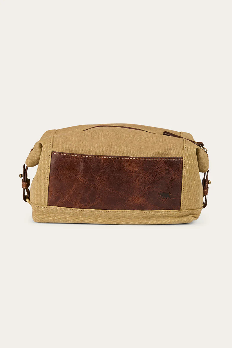 Ringers Western - Waxcanvas Toiletry Bag - Cognac