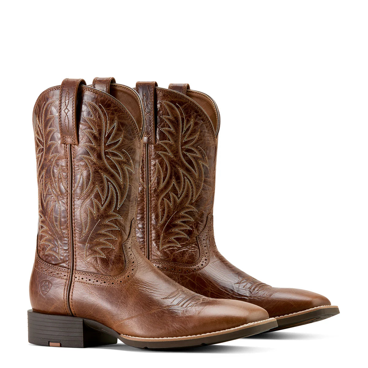 Ariat - Western Wide Square Toe Cowboy Boot - Dark Tan