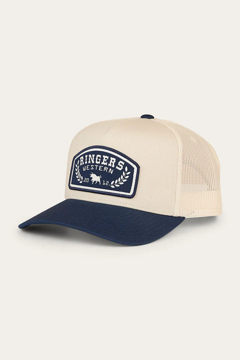 Ringers Western - Wheatbelt Trucker Cap - Off White/Navy