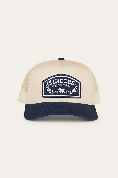 Ringers Western - Wheatbelt Trucker Cap - Off White/Navy