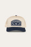 Ringers Western - Wheatbelt Trucker Cap - Off White/Navy