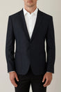Uberstone - Zeller Check Print Jacket - Dark Navy