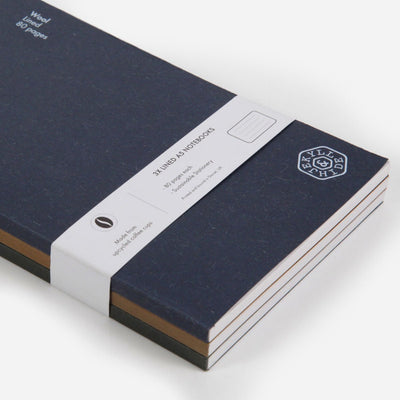 Jekyll and Hide - A5 Notebook Set 80 Pages (pack of 3)