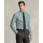 Polo Ralph Lauren - Custom Fit Stretch Poplin Shirt - Stripe - Pine & White