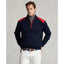 Hybrid Long-Sleeve Pullover - Navy and Red