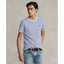 Custom Slim Fit Jersey Crewneck T-Shirt - Stripe - Royal Blue & White