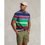 Classic Fit Crew Neck Knitted T-Shirt - Multicoloured Stripes