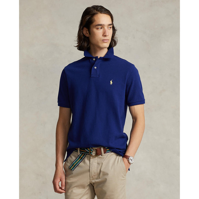 Ralph Lauren - Custom Slim Fit Mesh Polo - Royal blue
