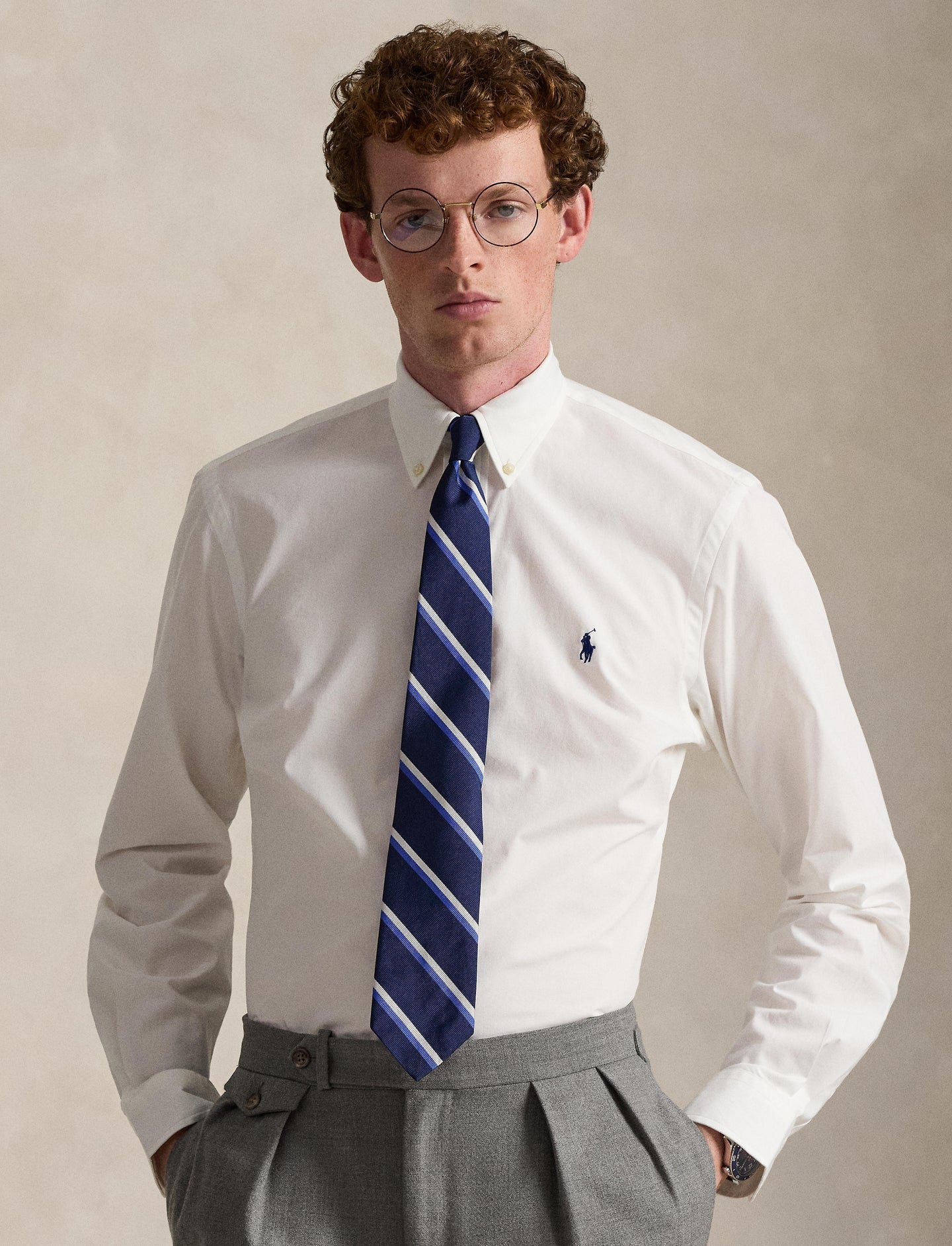 Polo Ralph Lauren - Poplin Stretch Business Shirt - White