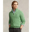Cable Knit Cotton Sweater - Green Heather