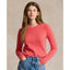 Polo Ralph Lauren - Julianna Cable Knit Crewneck Cashmere/Wool Sweater - Rosette Heather