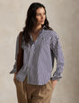 Polo Ralph Lauren - Relaxed Fit Cotton Shirt - Stripe - Navy & White