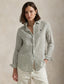 Polo Ralph Lauren - Classic Fit Linen Shirt - Stripe - Dark Sage & White