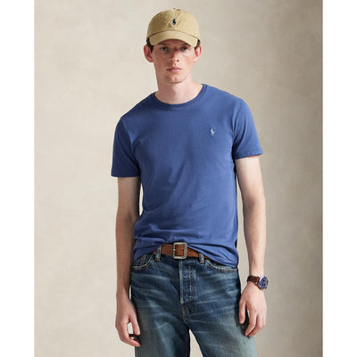 Polo Ralph Lauren - Custom Slim Fit Jersey Crewneck T-Shirt - Light Navy