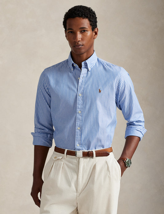 Polo Ralph Lauren - Oxford Shirt - Stripe - Blue & White