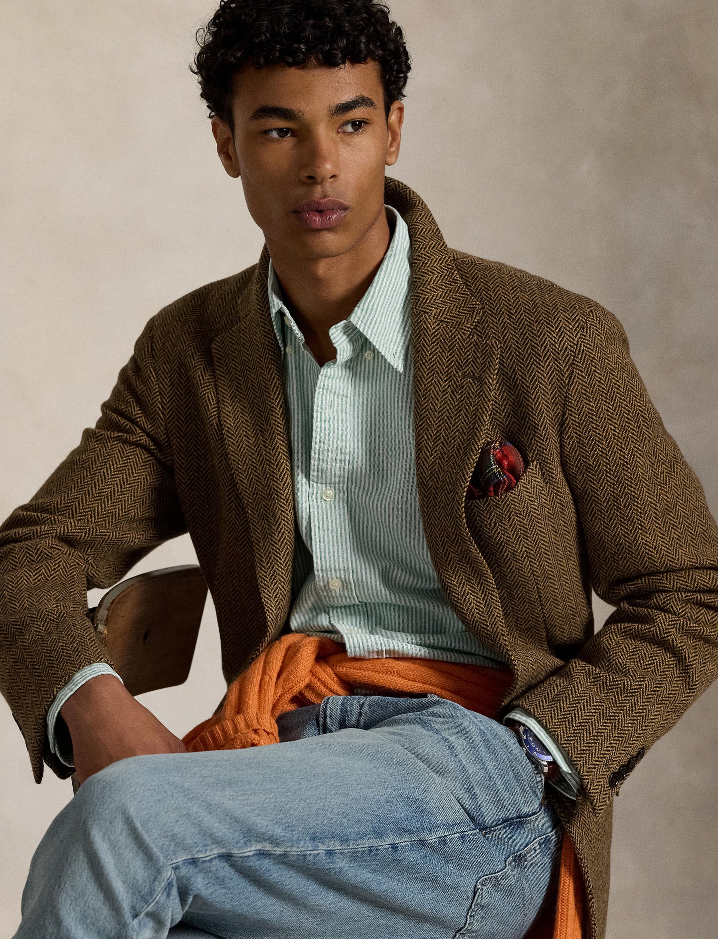 Polo Ralph Lauren - Oxford Shirt - Stripe - Green & White