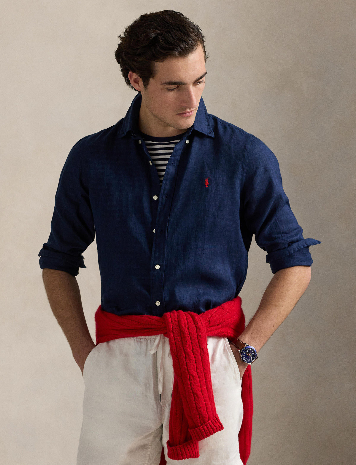 Polo Ralph Lauren - Linen Shirt (Red Pony)