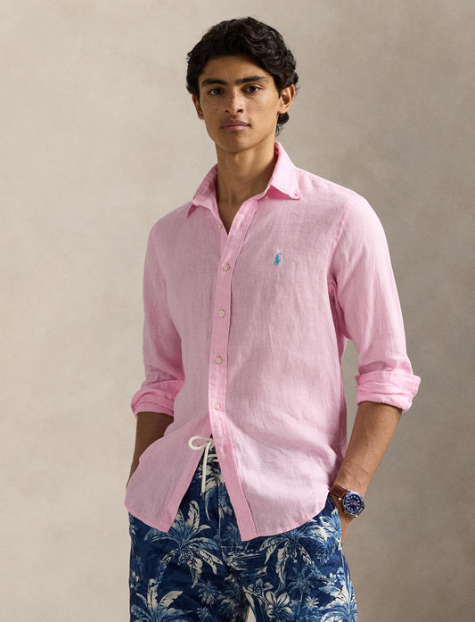 Polo Ralph Lauren - Linen Sports Shirt - Carmel Pink