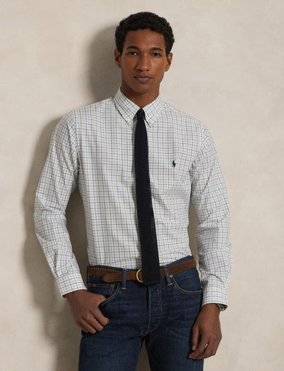 Polo Ralph Lauren - Poplin Stretch Shirt - Check - Blue Multi