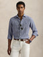 Polo Ralph Lauren - Linen Shirt - Check - Royal White