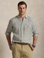 Polo Ralph Lauren - Linen Shirt - Big & Tall - Olive White