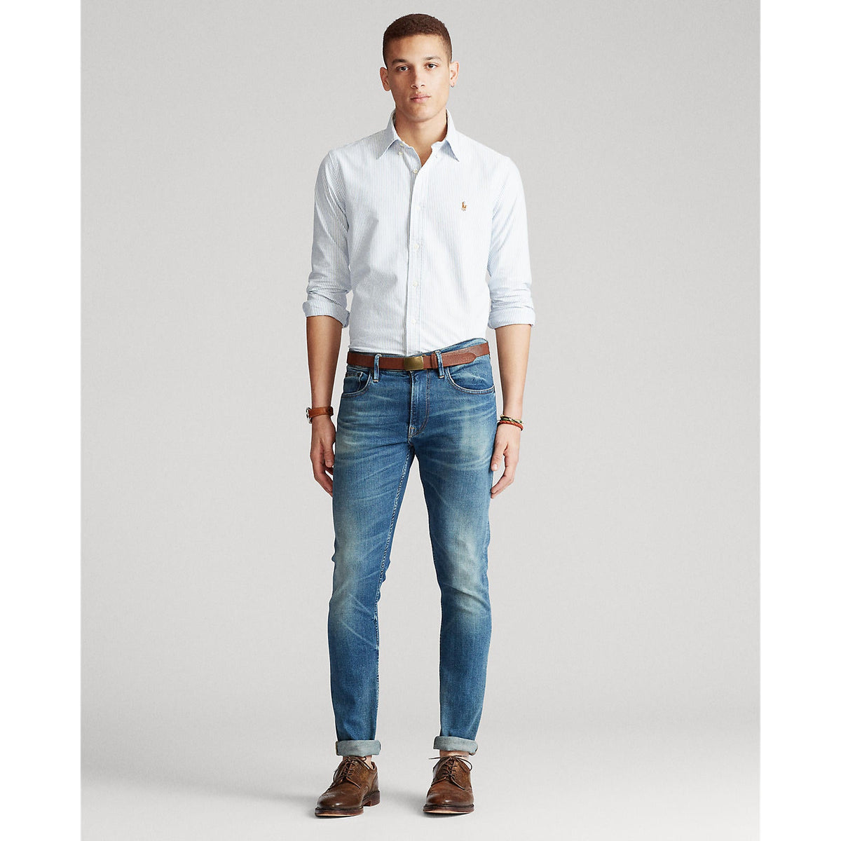 Polo Ralph Lauren - Oxford Shirt - Stripe - Blue & White