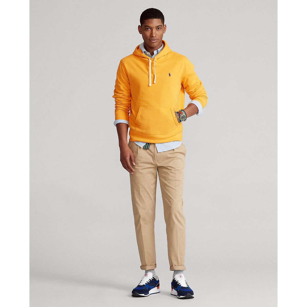 Polo Ralph Lauren - RL Long Sleeve Knit Hoodie - Gold