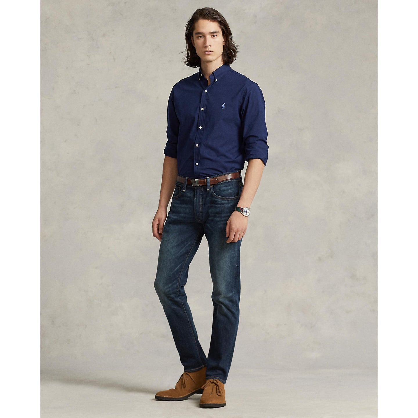Polo Ralph Lauren - Poplin Stretch Shirt - Navy