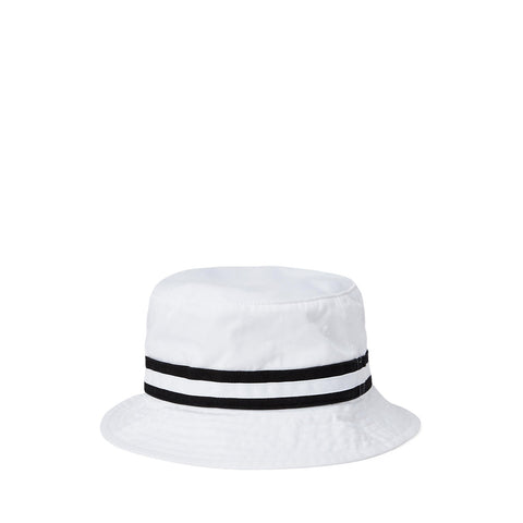 Polo Ralph Lauren - Loft Bucket Hat - White with Black Stripes