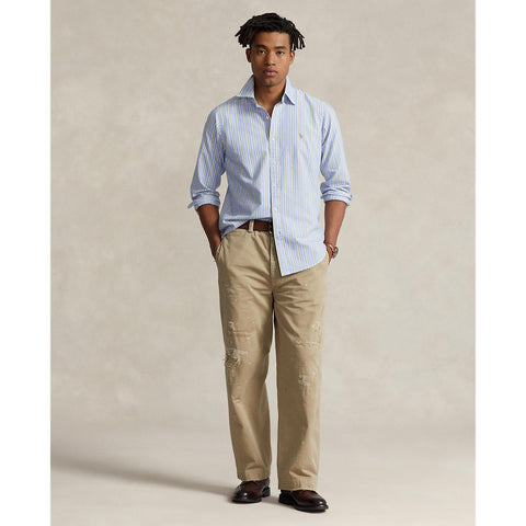 Polo Ralph Lauren - Oxford Shirt - Stripe - Blue, Yellow & White