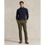 Polo Ralph Lauren - Mesh-Knit Cotton Quarter-Zip Sweater - Navy Heather
