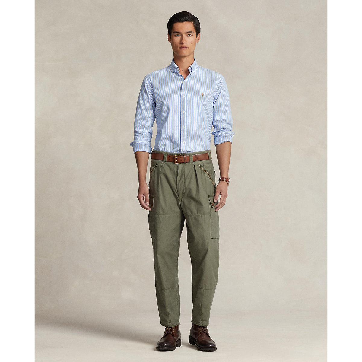 Polo Ralph Lauren - Oxford Shirt - Stripe - Blue & White
