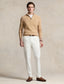 Polo Ralph Lauren - Mesh-Knit Cotton Quarter-Zip Sweater - Camel Melange