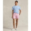Polo Ralph Lauren Custom Slim Fit Striped Jersey Crewneck T-Shirt - Summer Blue/White